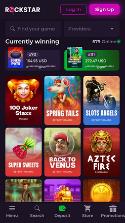 Rockstar Casino Mobile Jackpot