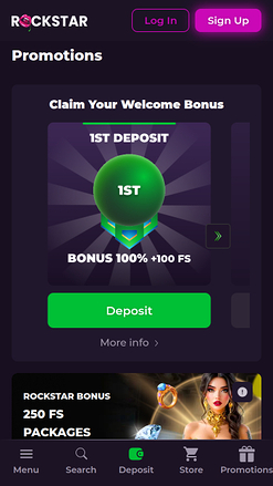 Rockstar Casino Mobile Promotions