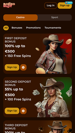 Promotions du casino RodeoSlot