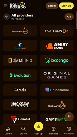 Разработчики мобильных игр для казино Roll Dorado
