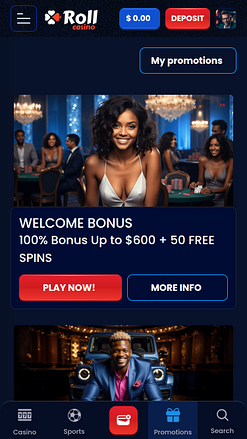 Акции мобильного приложения RollCasino