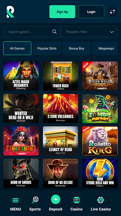 Rolletto Casino Mobile Games