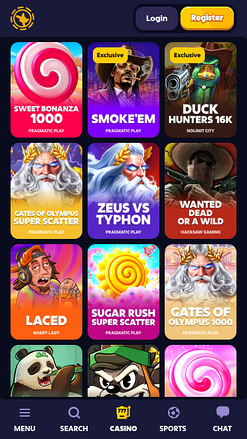 Jeux mobiles de casino Roobet