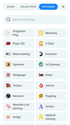 Desarrolladores de juegos móviles de Rooli Casino