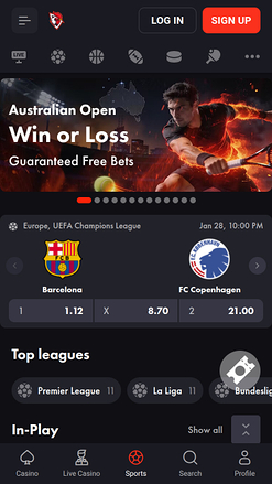 Rooster Bet Mobile Sports
