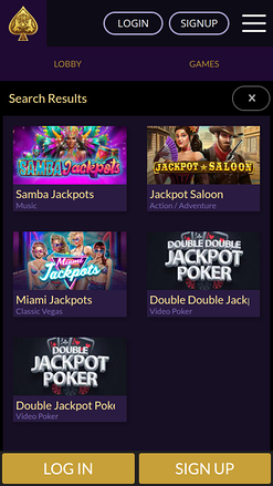 Royal Ace Casino Mobile Jackpot