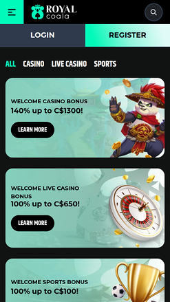 Promociones móviles del Casino Royal Coala