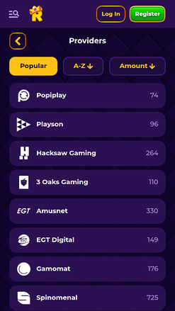 Royal Game Casino Mobile Game Developers