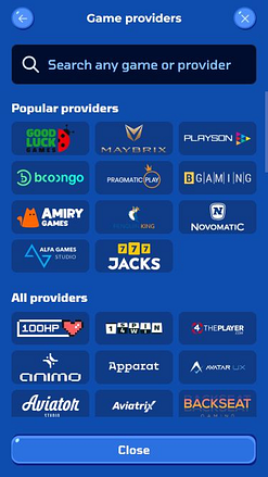 Royal Spinia Casino Mobile Game Developers