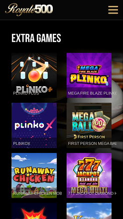 Jeux mobiles occasionnels de casino Royale500