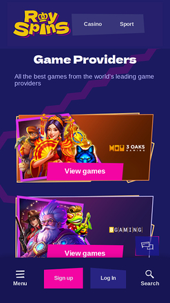 Desarrolladores de juegos móviles del casino en línea Royspins