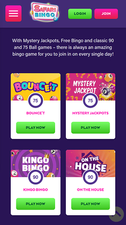 Safari Bingo Casino Bingo Mobile