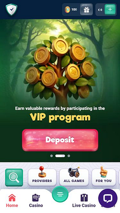 Pagina iniziale mobile di SafeCasino