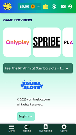 Samba Slots Casino Mobile Game Developers
