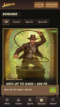 Promotions du casino Sankra