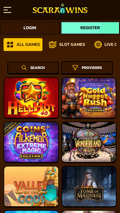 ScaraWins Games Mobile