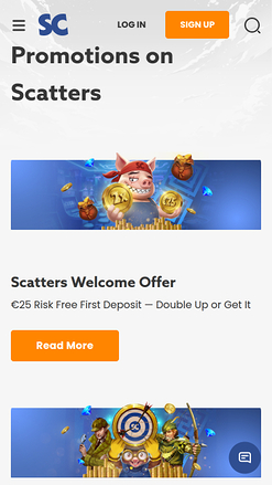 Promotions mobiles de Scatters