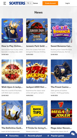 Actualités de Scatters sur mobile