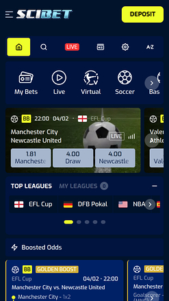 Scibet Casino Mobile Sport Betting