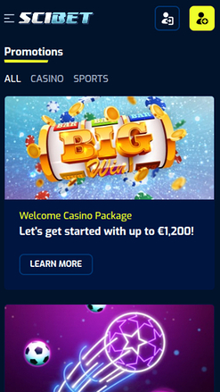 Scibet Casino Promotions Mobile