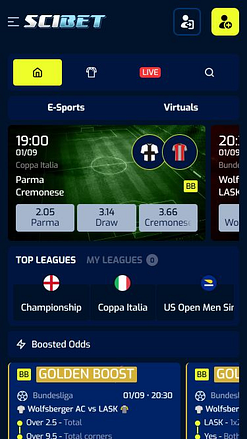Scibet Casino Mobile Sportwetten