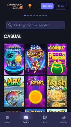Giochi casuali per dispositivi mobili di Scorching Slots Casino