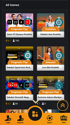 Sekabet Casino Mobile Live Dealer