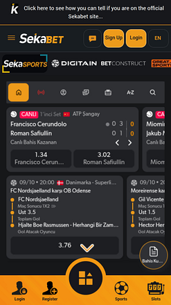 Sekabet Casino Mobile Sports