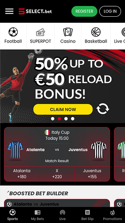 SELECT.bet Casino Paris sportifs mobiles