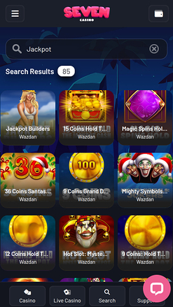 Seven Casino Mobile Jackpot