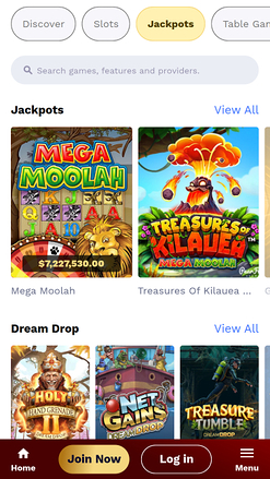 Jackpot mobile du casino Shotz