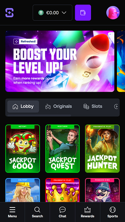 Jackpot mobile de Shuffle Casino