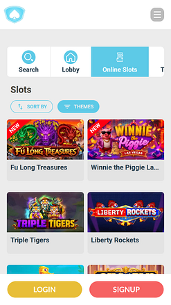Giochi per dispositivi mobili di Silver Oak Casino