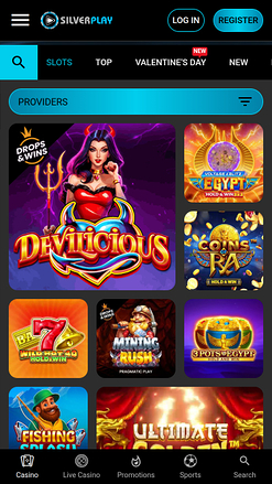 Juegos de SilverPlay Casino en móvil