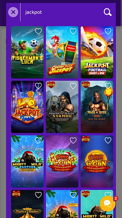 Jackpot mobile du casino Simsinos