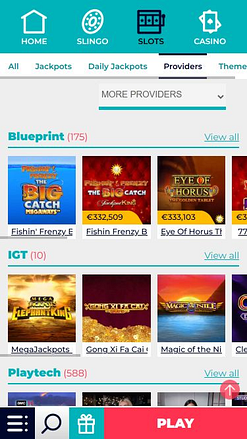 Desarrolladores del juego móvil Slingo Casino