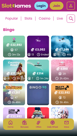 Slot Games Casino Mobile Bingo