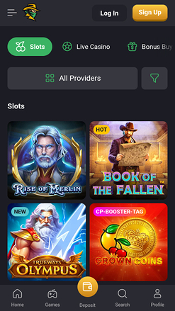 Jeux mobiles de Slot Hunter Casino