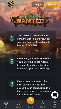 Recherché de Slot Hunter Casino mobile