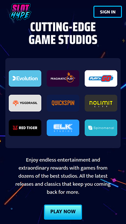 Slot Hype Casino Mobile-Spielentwickler