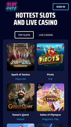 Slot Hype Casino Mobile-Spiele