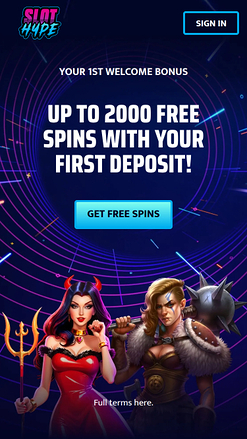 Slot Hype Casino Mobile-Willkommensbonus