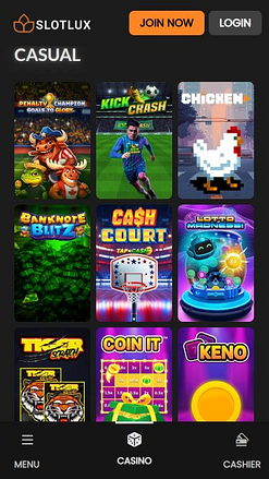 Jogos para celular do Slot Lux Casino