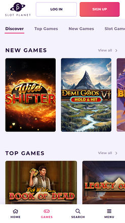 Slot Planet Casino Mobile Games