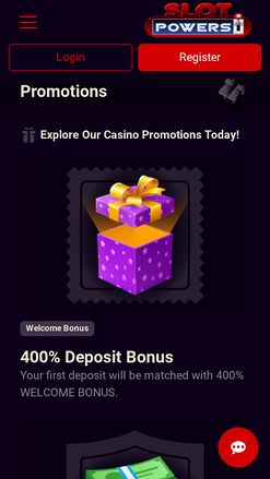 Promozioni mobile di Slot Powers Casino