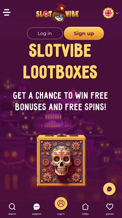 Boîte à butin mobile de SlotVibe Casino