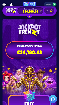 Jackpot mobile Slotable Casino