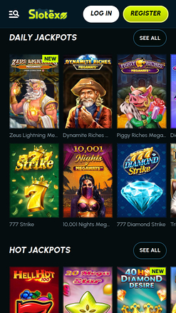 Bote móvil de Slotexo Casino