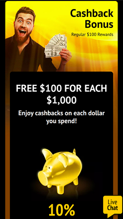 Cashback mobile de Slotland Casino