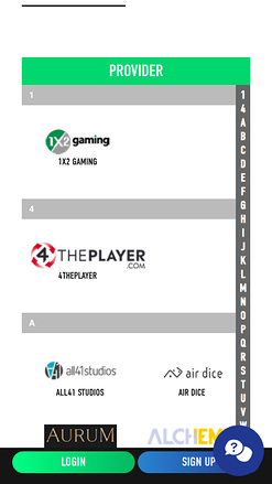 Développeurs de jeux mobiles de Slotnite Casino